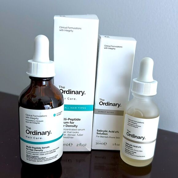 The Ordinary Unexpired Peptide Hair Serum + Salicylic Acid 2% - Exp 10/25 - Picture 1 of 7